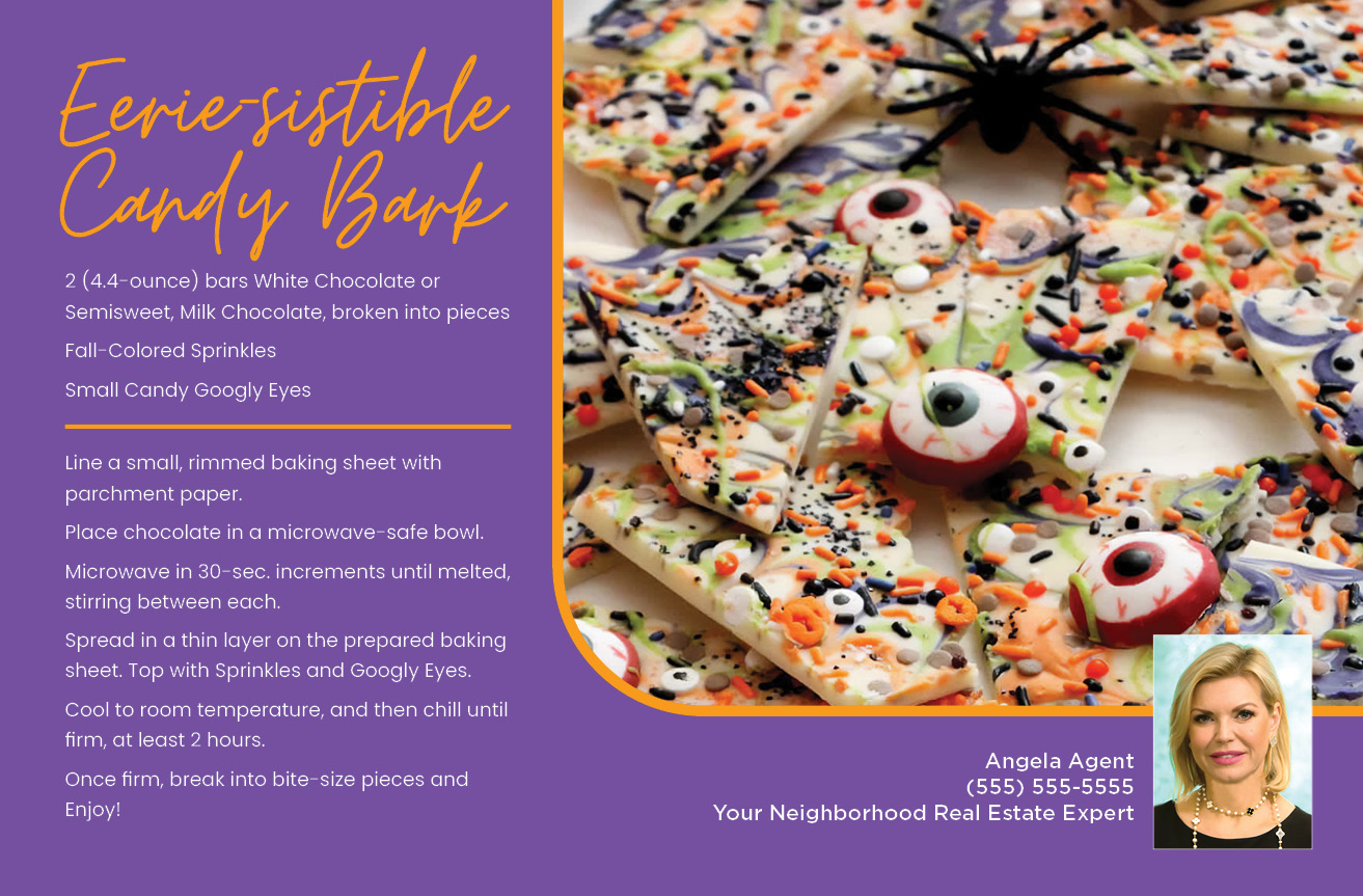 Eerie-sistible Candy Bark