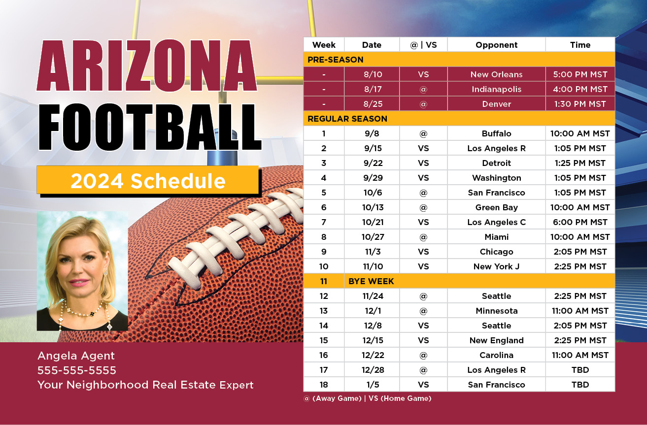 2024 Football Schedule - Arizona