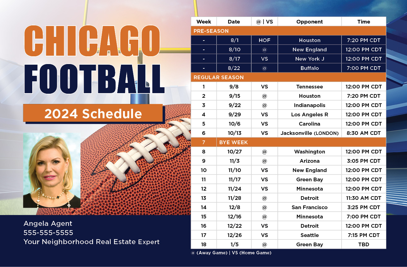 2024 Football Schedule - Chicago