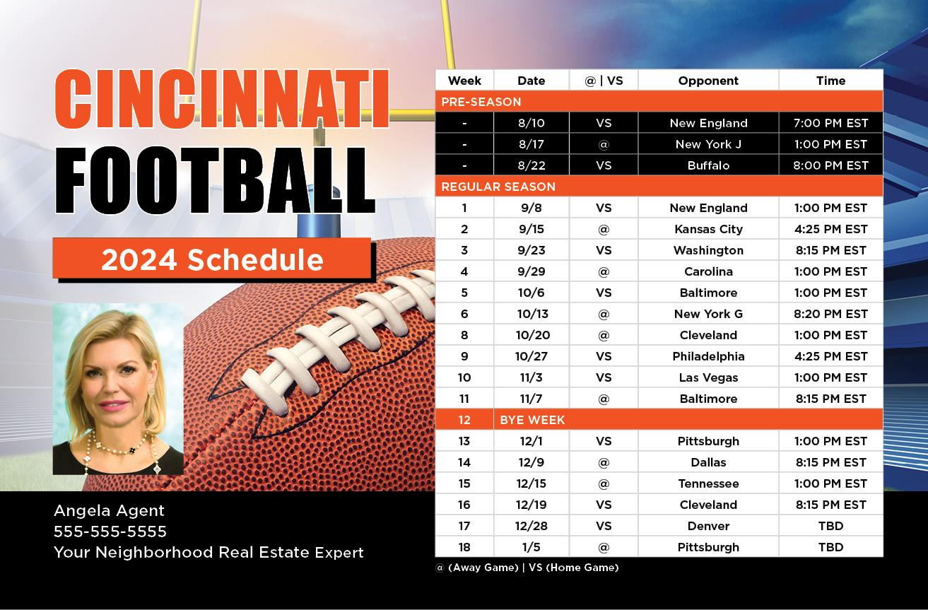 2024 Football Schedule - Cincinnati