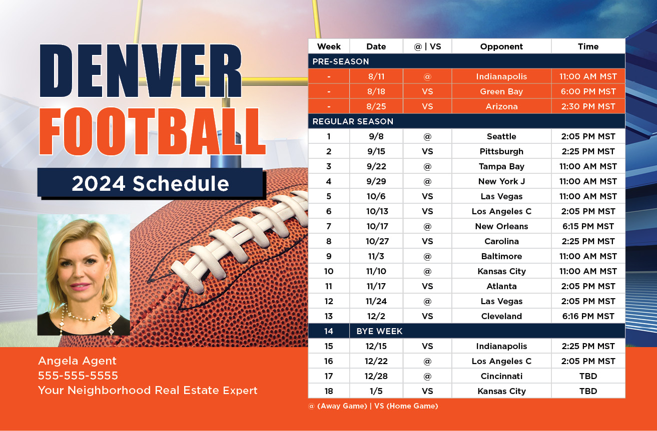 2024 Football Schedule - Denver