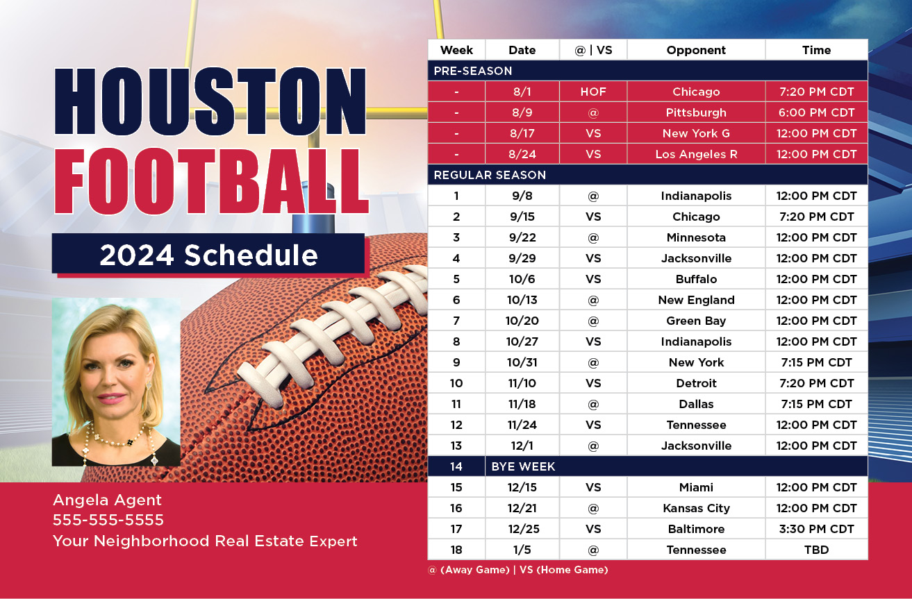 2024 Football Schedule - Houston