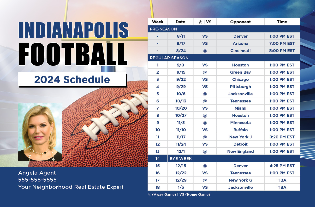 2024 Football Schedule - Indianapolis