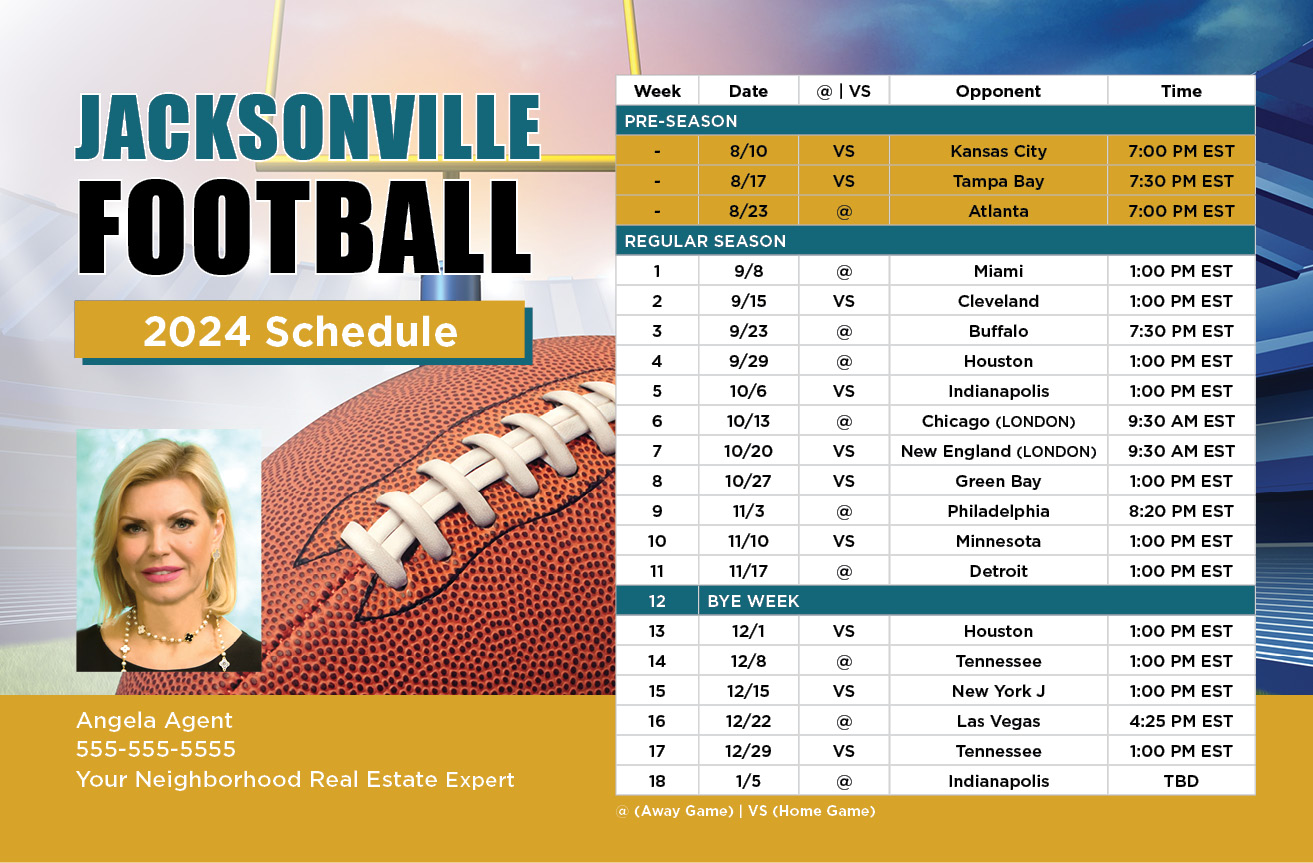 2024 Football Schedule - Jacksonville