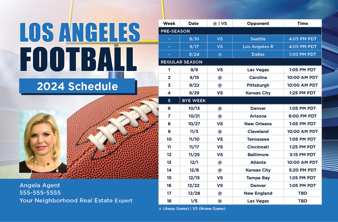 2024 Football Schedule - Los Angeles C