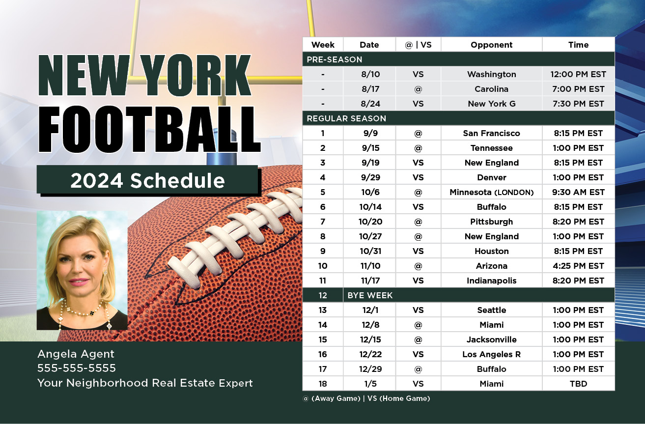 2024 Football Schedule - New York J