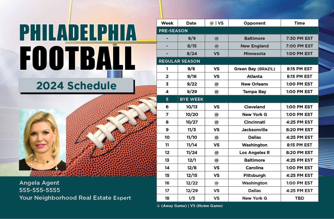 2024 Football Schedule - Philadelphia