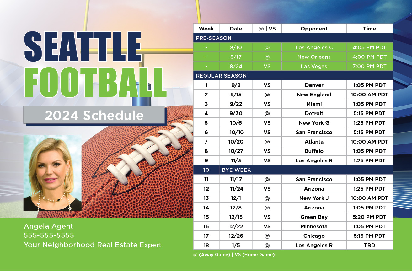 2024 Football Schedule - Seattle