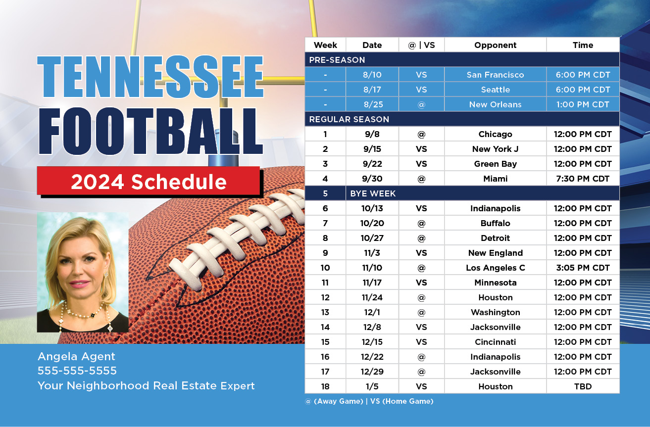 2024 Football Schedule - Tennessee