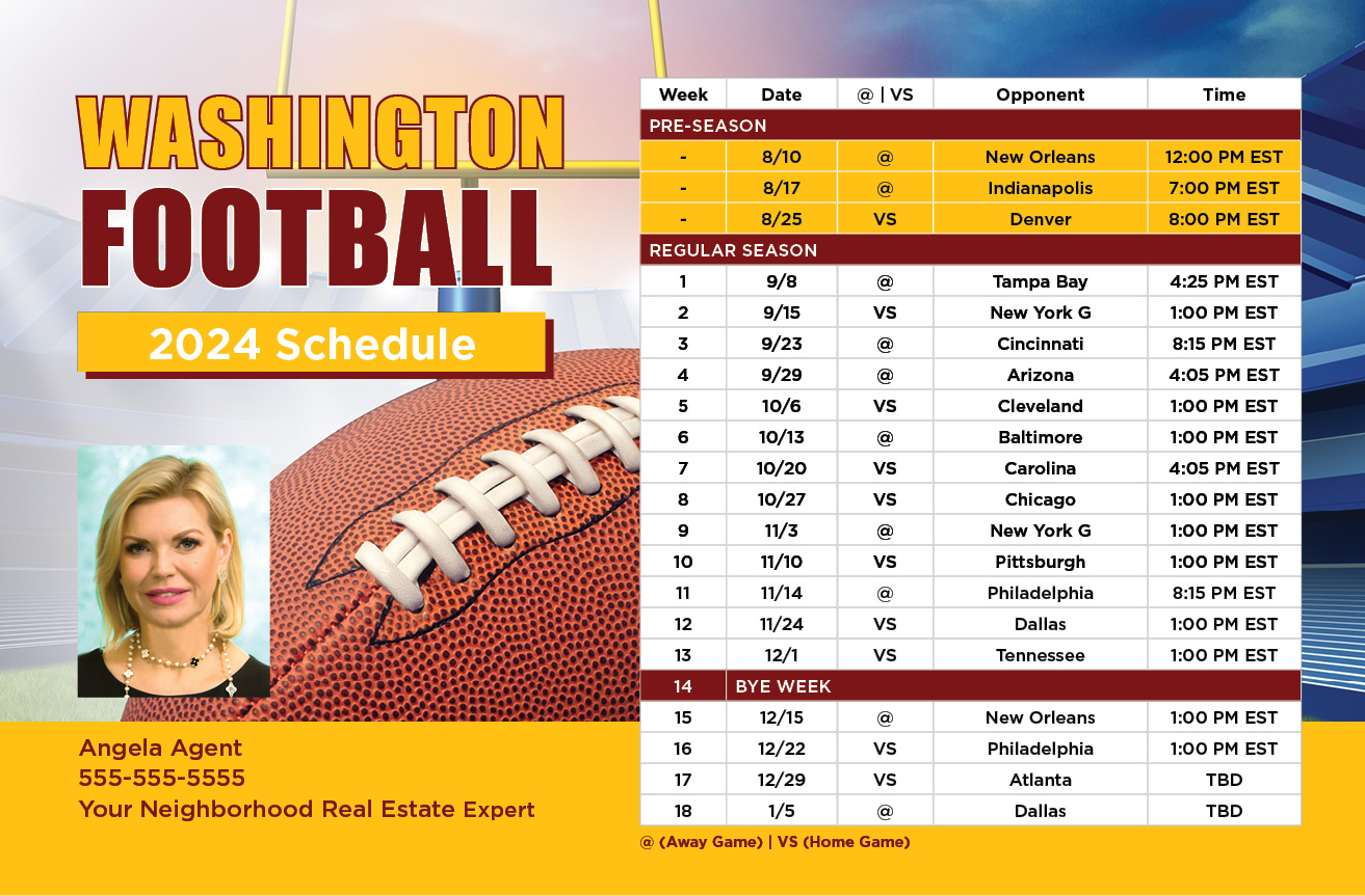 2024 Football Schedule - Washington