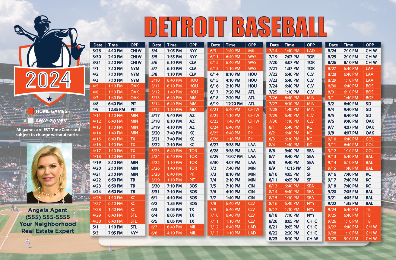 2024 Baseball Schedule - Detroit