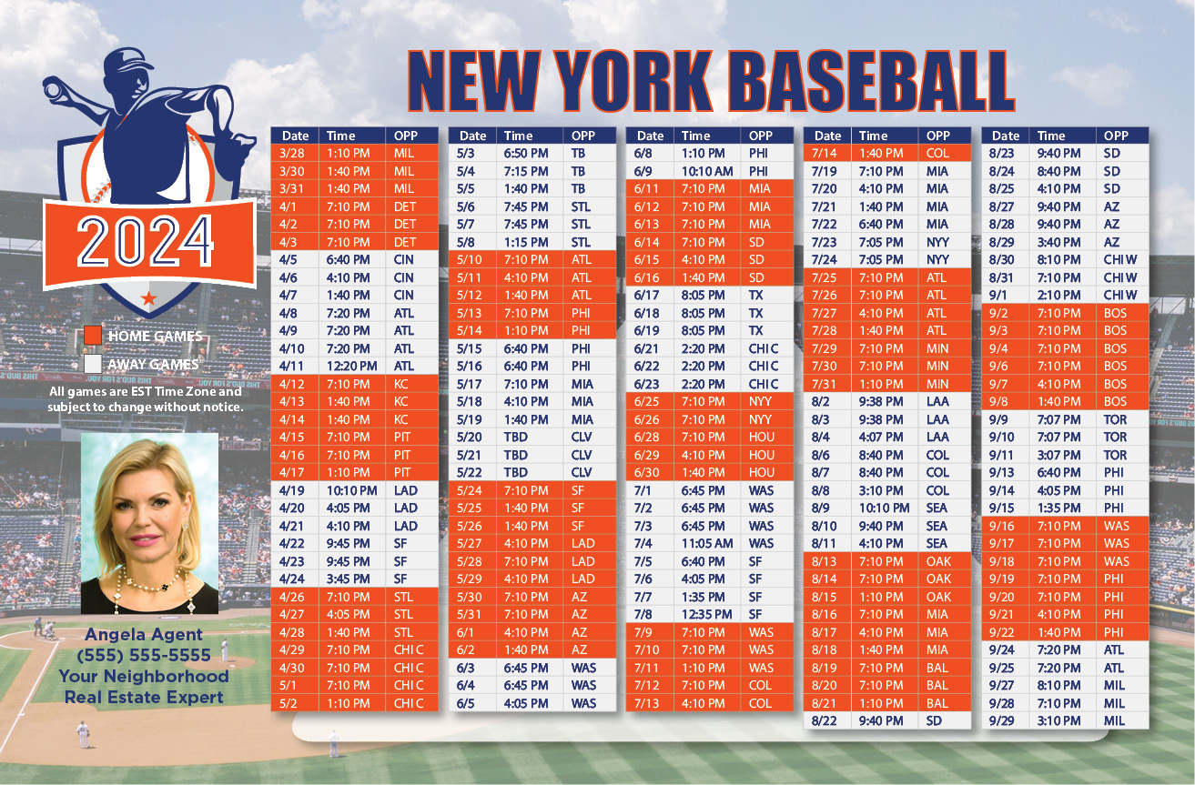 2024 Baseball Schedule - New York