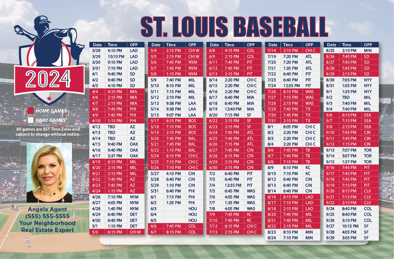2024 Baseball Schedule - St. Louis