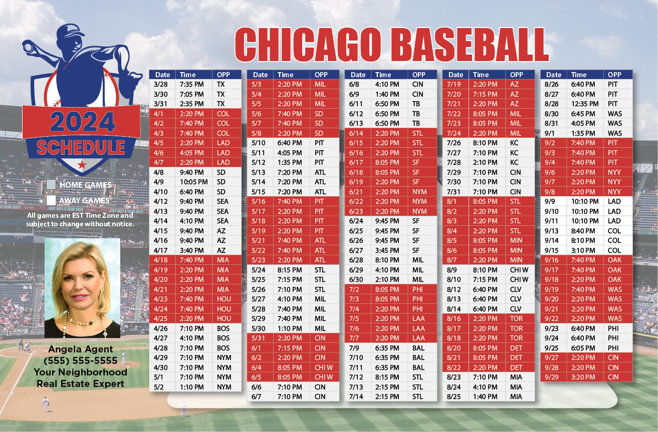 2024 Baseball Schedule - Chicago C