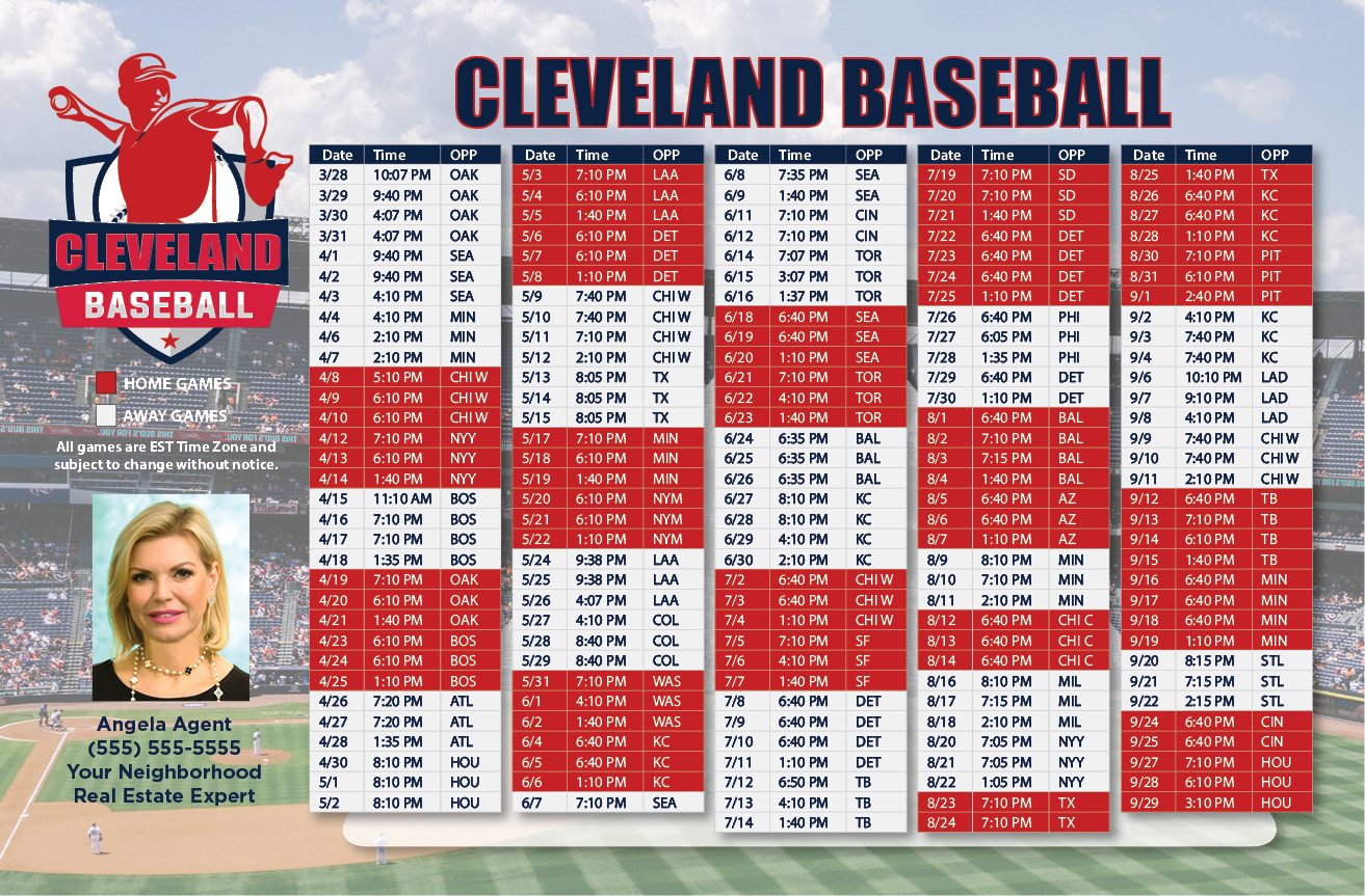 2024 Baseball Schedule - Cleveland