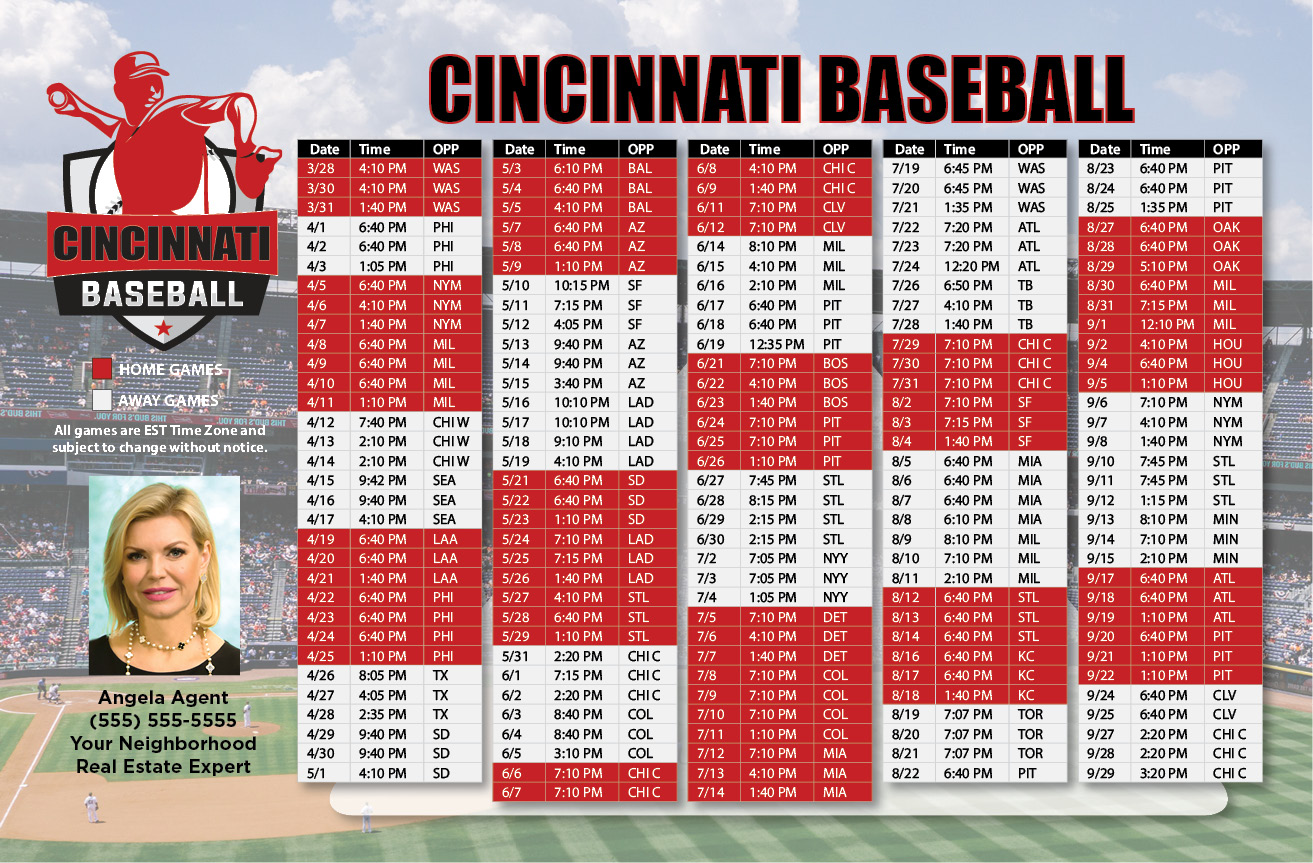 2024 Baseball Schedule - Cincinnati 