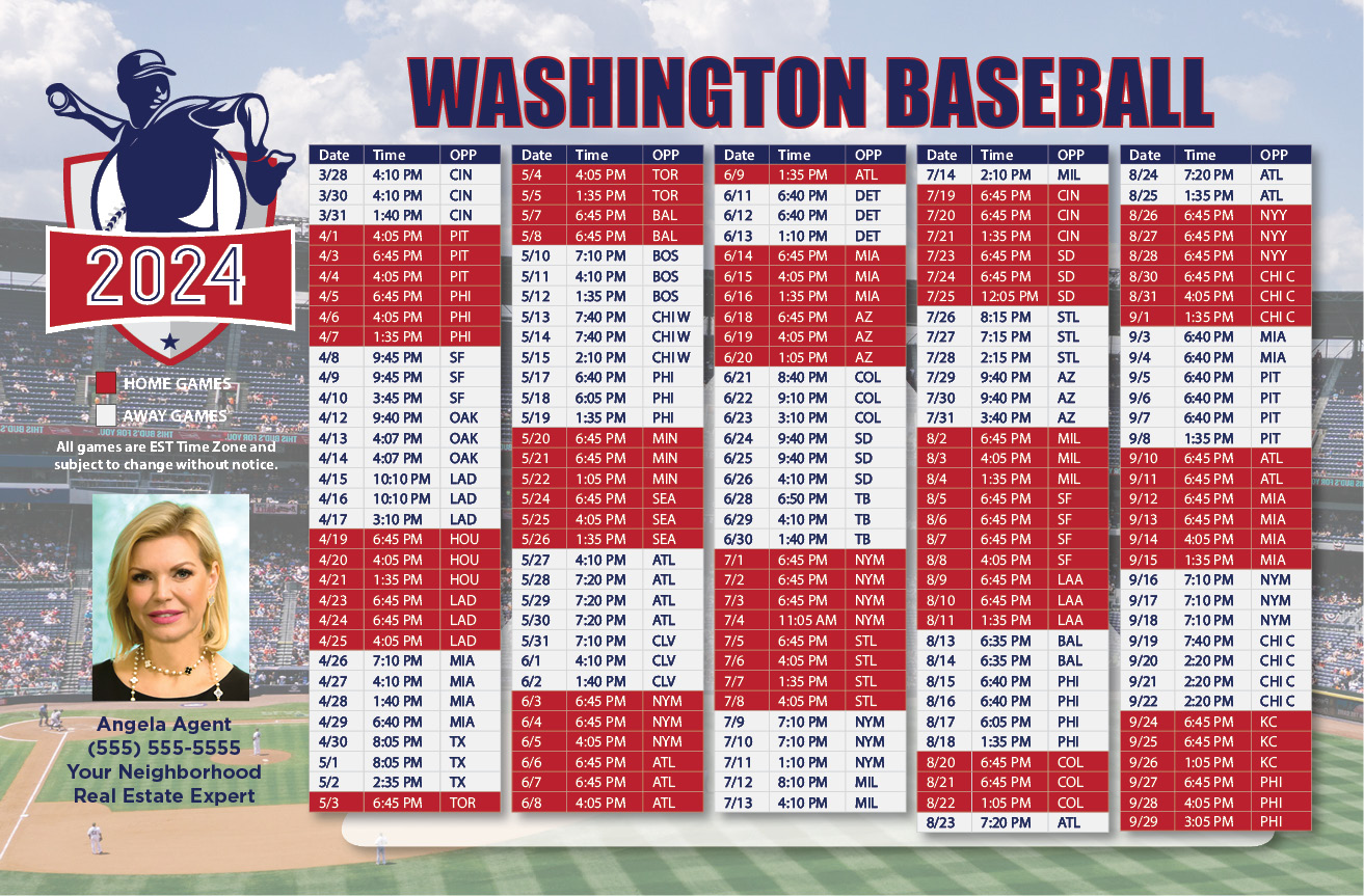 2024 Baseball Schedule - Washington
