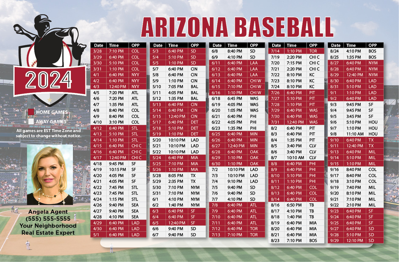 2024 Baseball Schedule - Arizona
