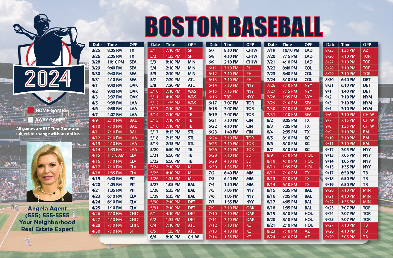 2024 Baseball Schedule - Boston