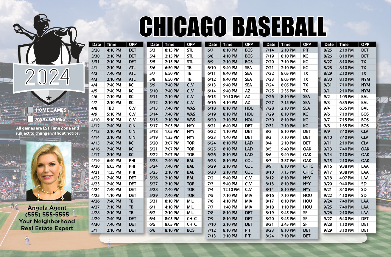 2024 Baseball Schedule - Chicago W