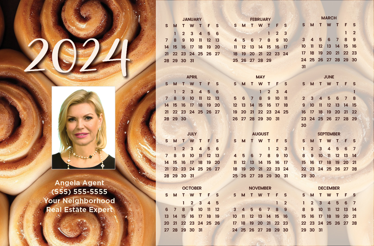2024 Cinnamon Rolls Calendar