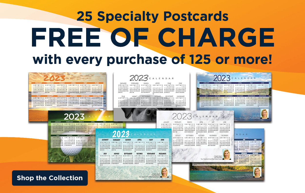 25 Free Specialty Postcards